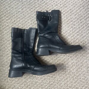 Aldo Black Leather Women's Boots